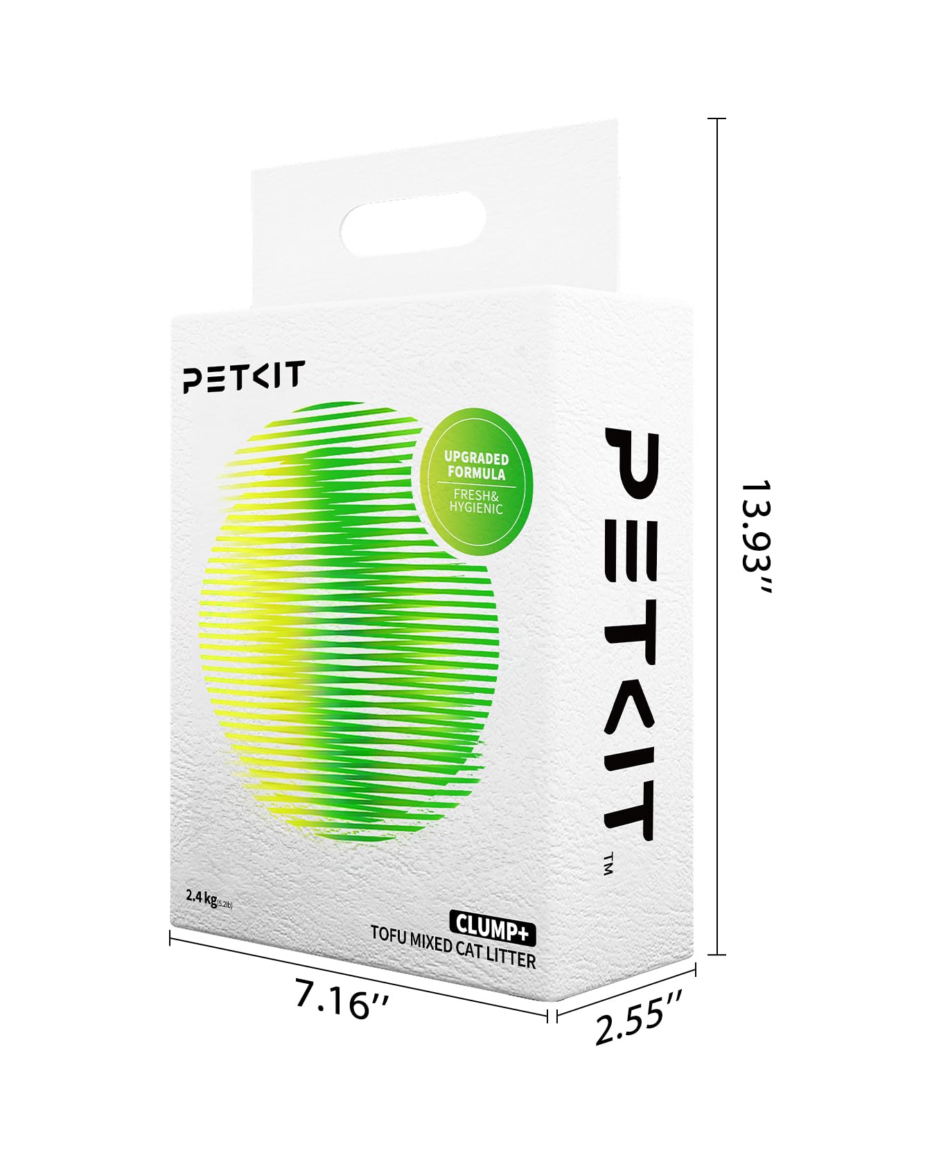 PETKIT étiquette ingrédients affichant composition naturelle sûre