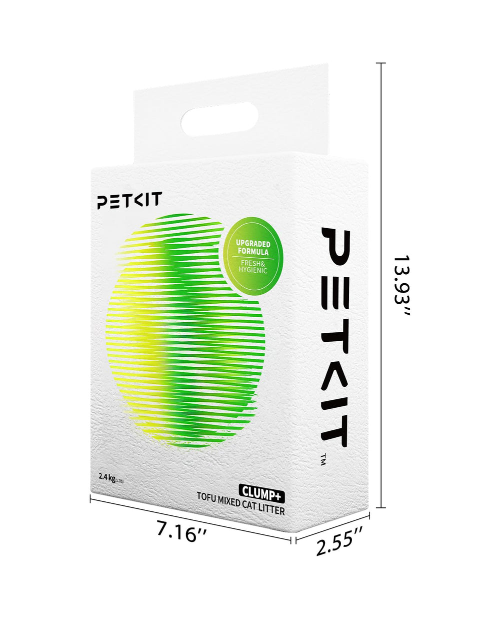 PETKIT étiquette ingrédients affichant composition naturelle sûre