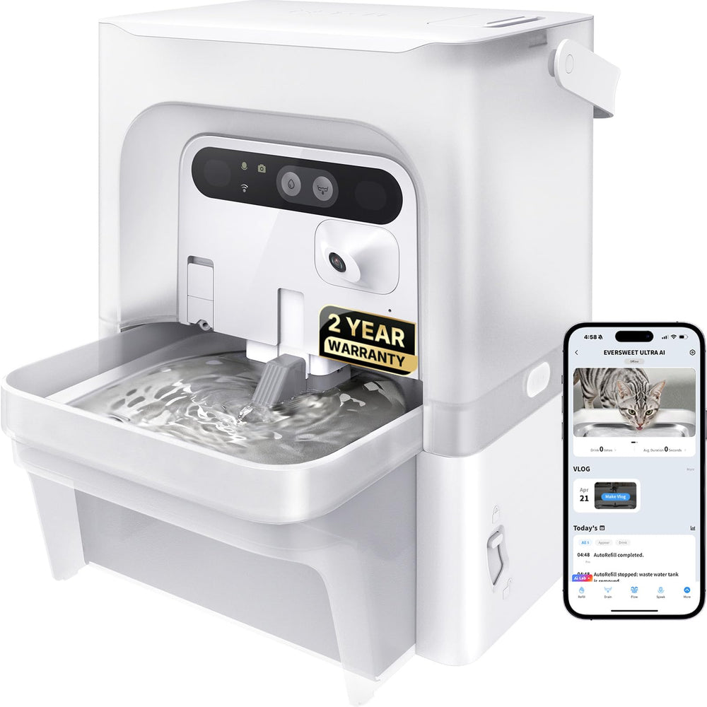 PETKIT face avant montrant design compact et accès simple pour remplissage