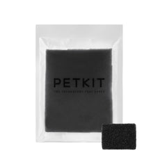 PETKIT gros plan sur mousse filtrante montrant texture pour capture de poils