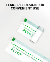 PETKIT sac installé dans le tiroir d'un bac à litière PuraMax 2, insertion précise et stable