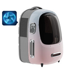 PETKIT sac à dos face avant montrant la fenêtre panoramique et l’allure moderne