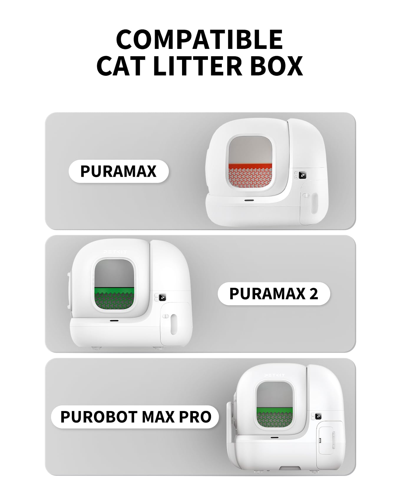 PETKIT gros plan sur la texture HDPE du sac, robustesse contre les déchirures