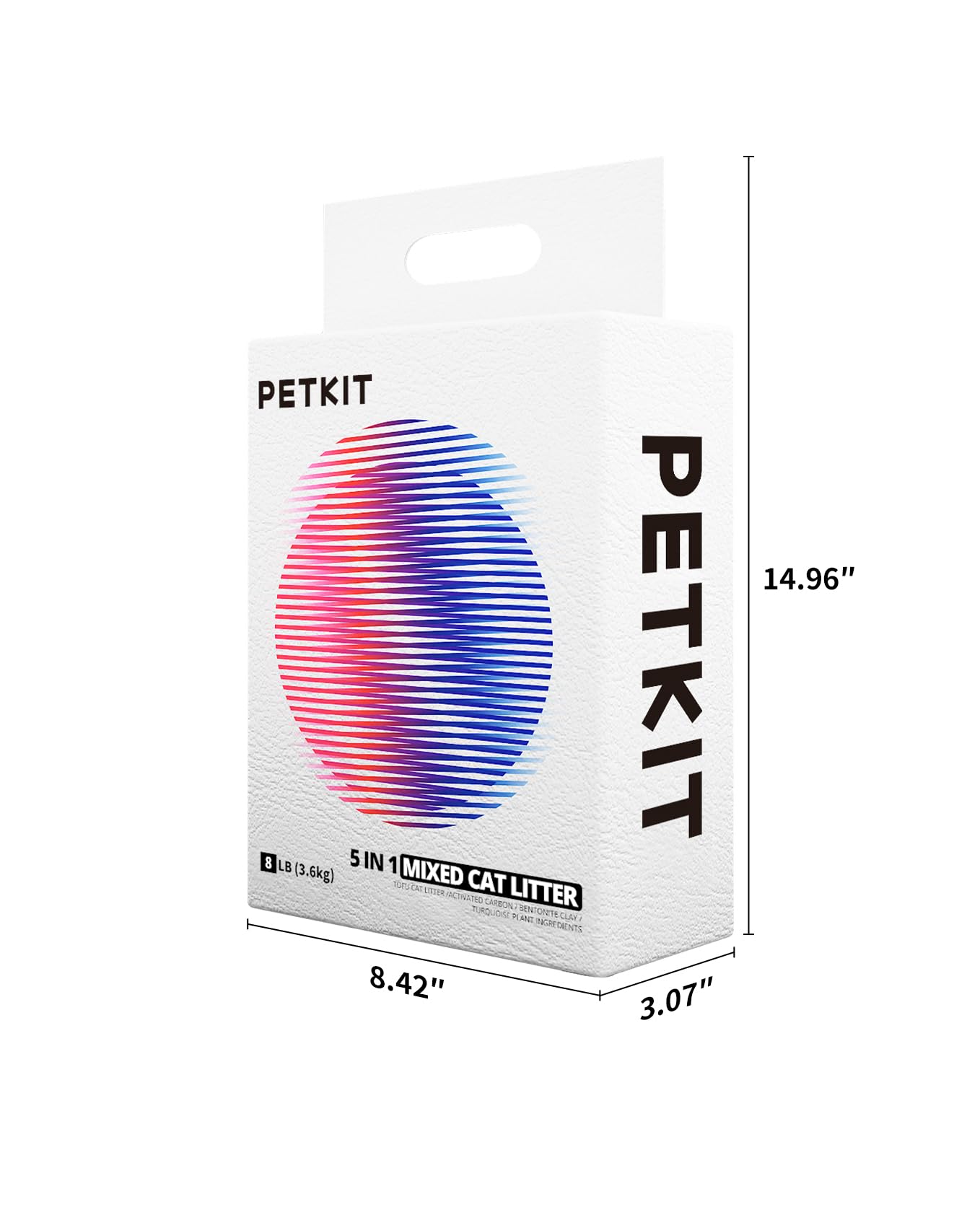 PETKIT deux sacs sous vide pour stockage compact et conservation intacte