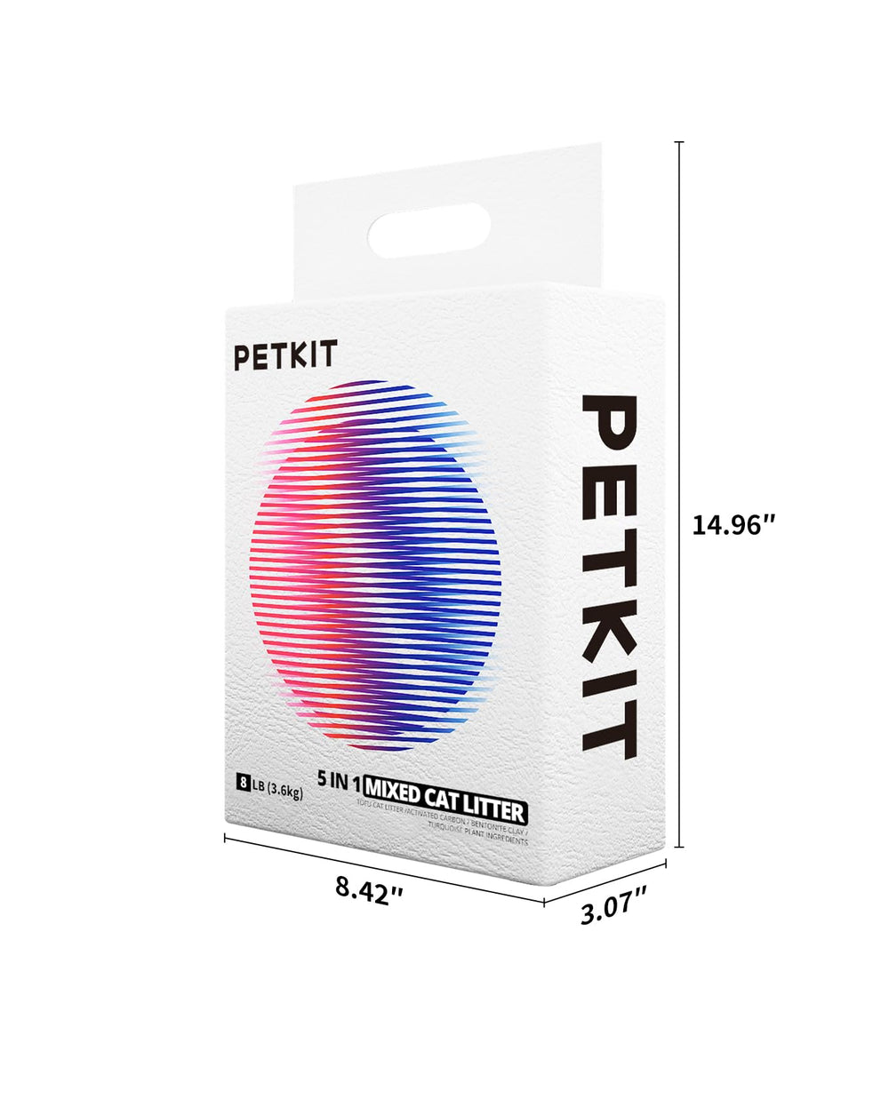 PETKIT deux sacs sous vide pour stockage compact et conservation intacte
