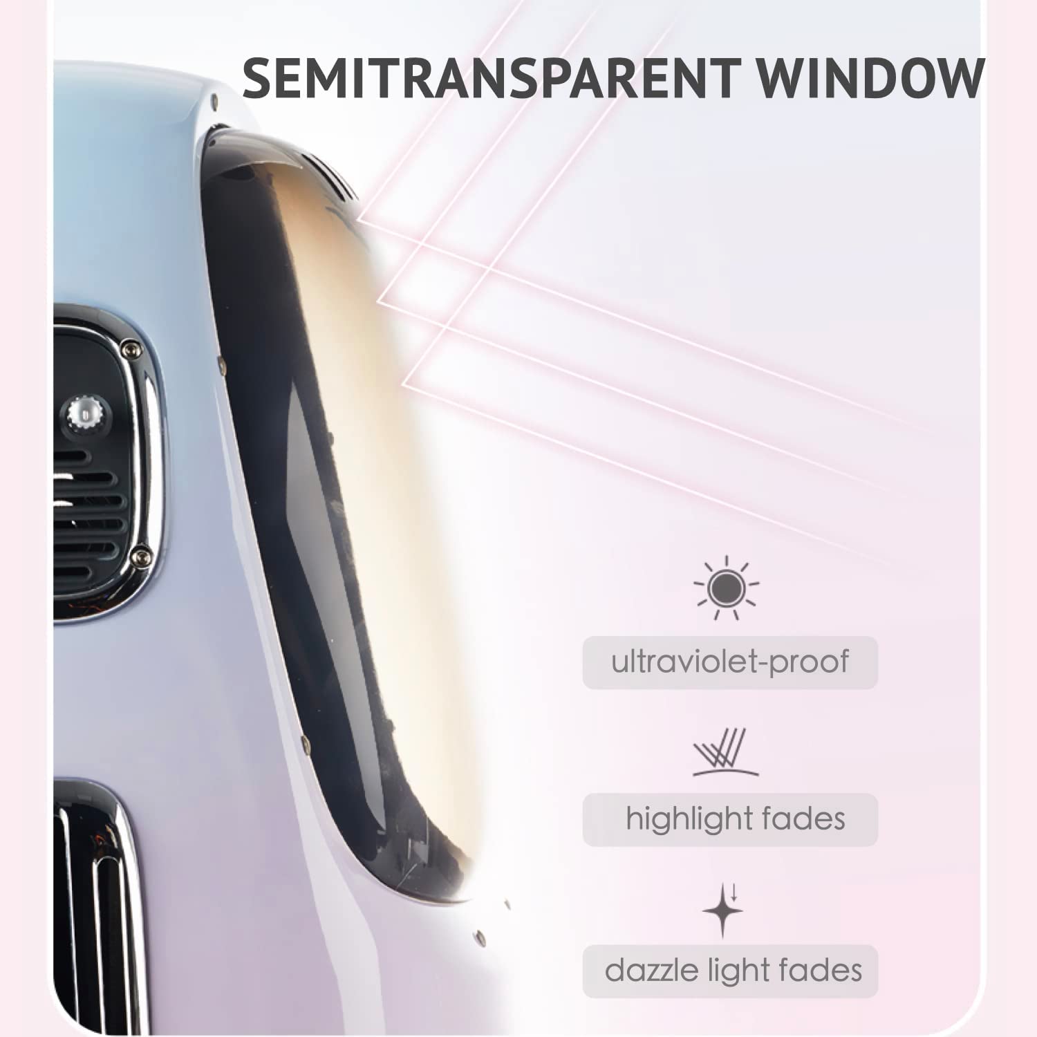 PETKIT ventilateur intégré vu de près assurant une meilleure aération