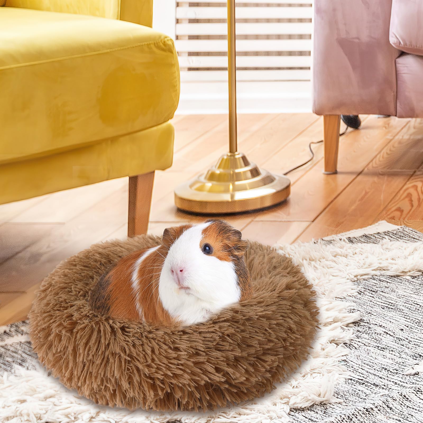 PETKNOWS motifs et couleurs gris marron masquant salissures et s’intégrant facilement