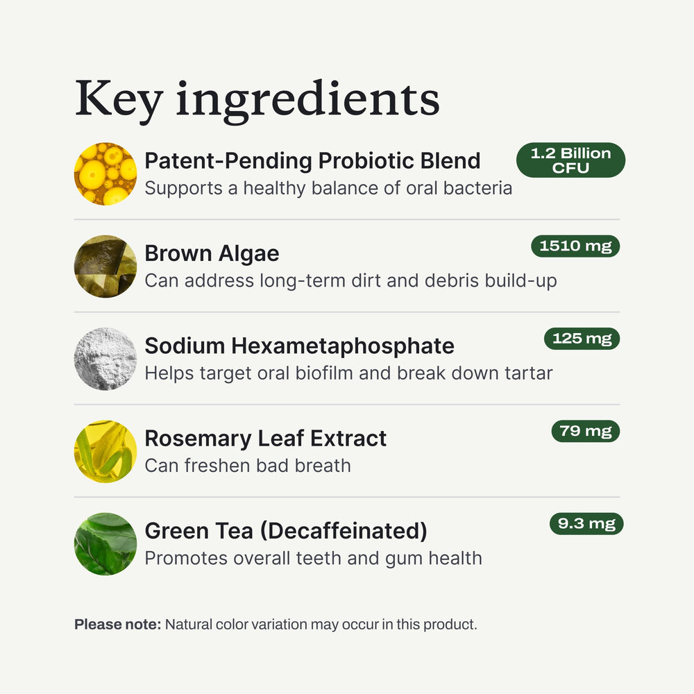 PetLab Co comparaison taille ProBright Large en contexte donnant proportion et dosage