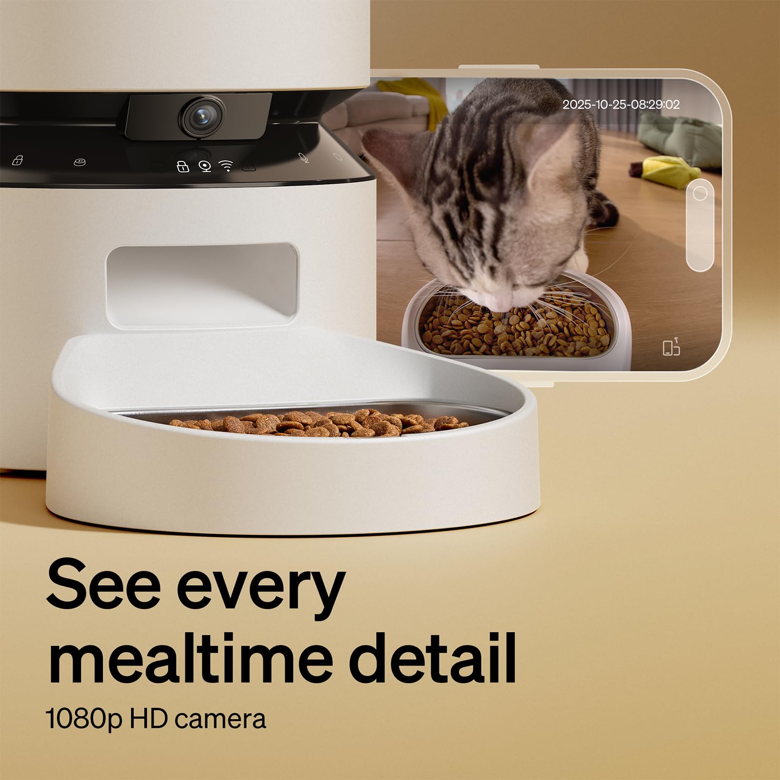 PETLIBRO caméra 1080p en gros plan offrant surveillance claire
