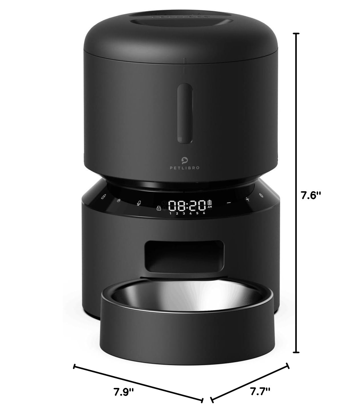PETLIBRO comparaison taille montre capacité adaptée pour chats petits chiens