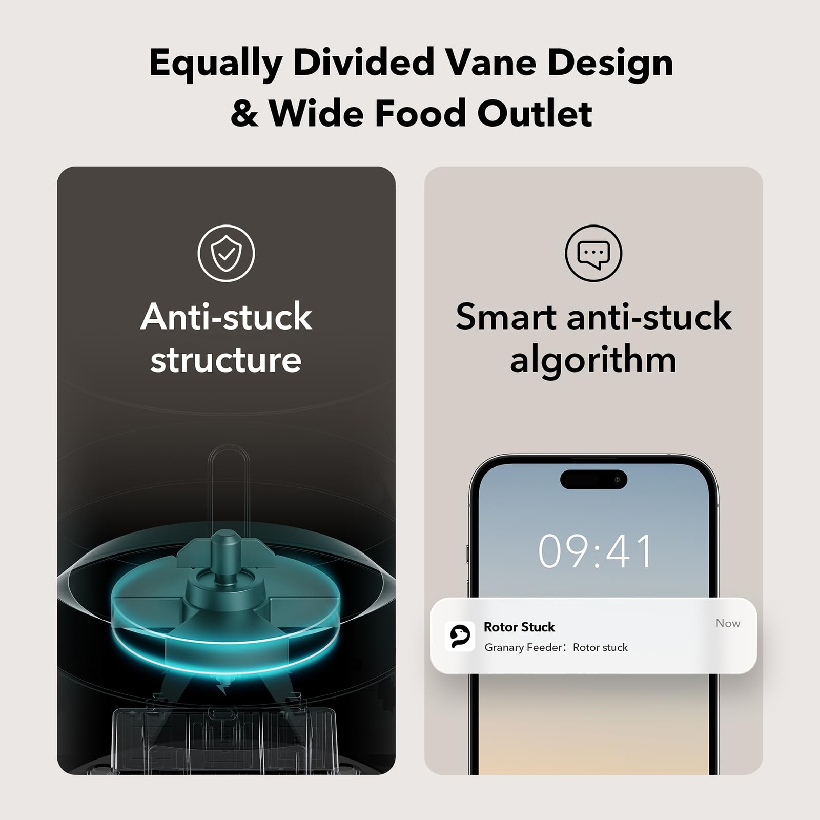 PETLIBRO écran d'application montrant programmations et historique de repas