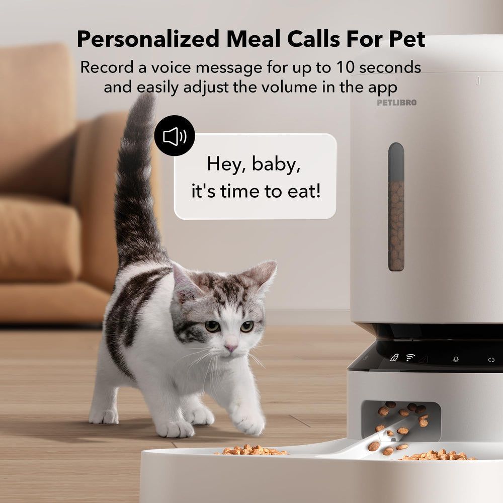 PETLIBRO smartphone affichant l'app de programmation, gestion à distance simple