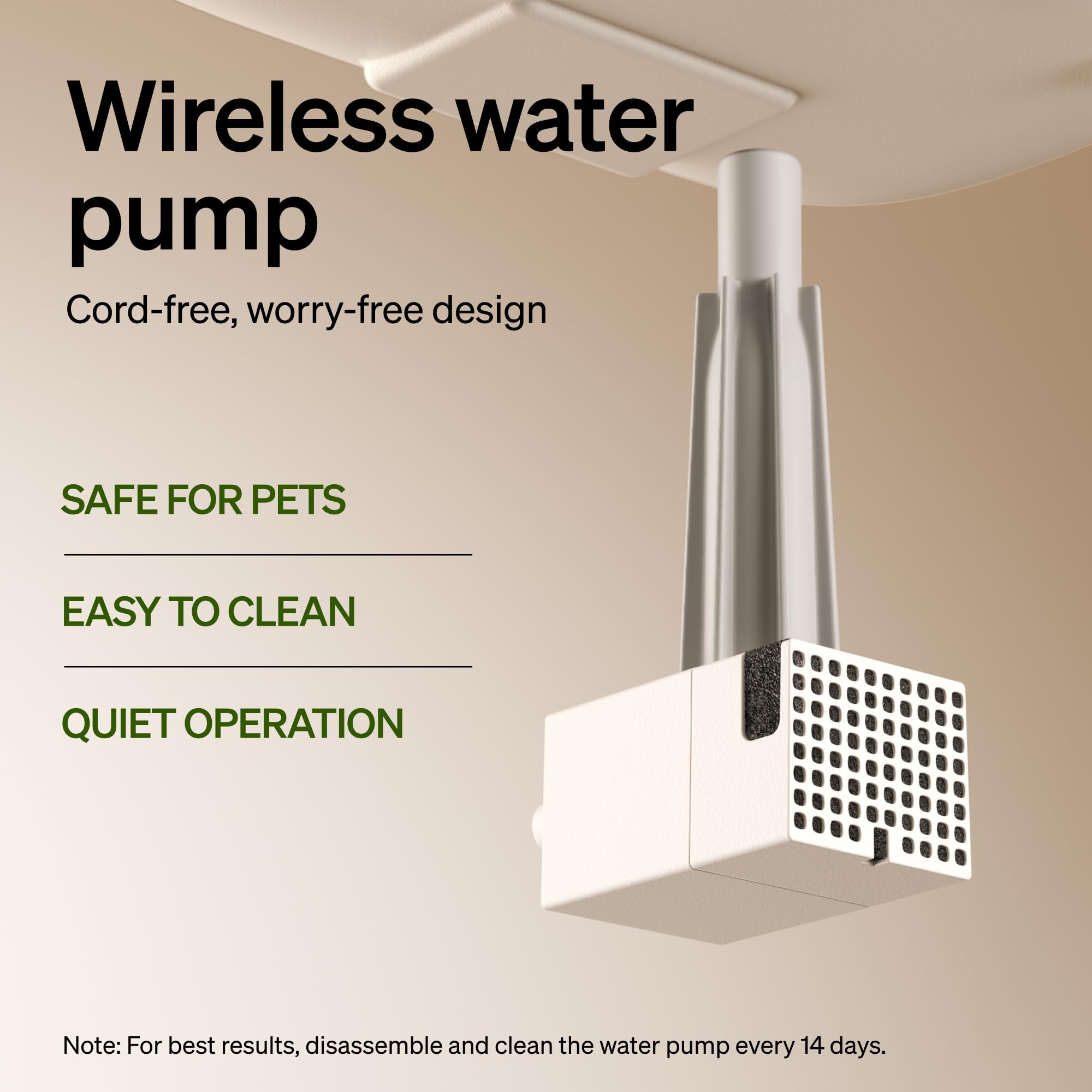 PETLIBRO nettoyage du réservoir sous l'eau pour entretien facile