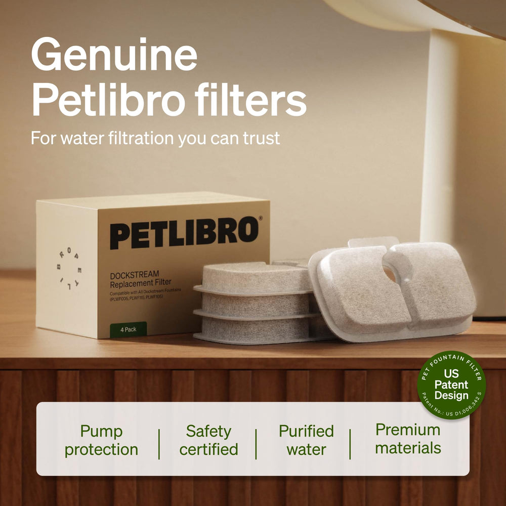 PETLIBRO kit six filtres emballés individuellement pour stockage hygiénique et planifié