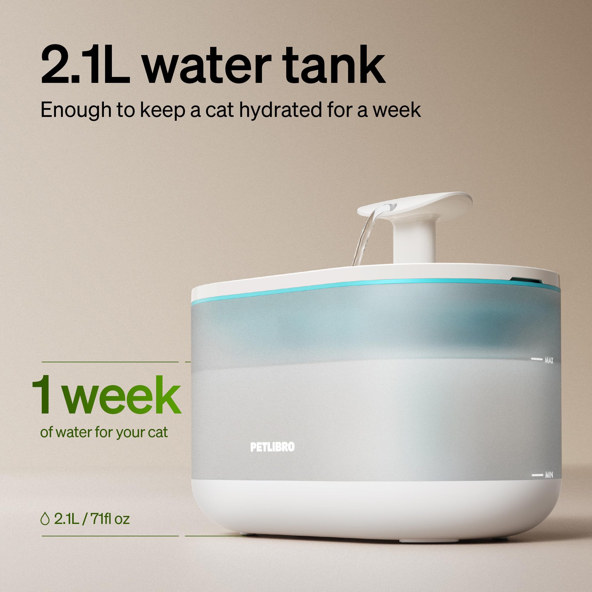PETLIBRO matériau ABS sans BPA garantissant sécurité et nettoyage facile