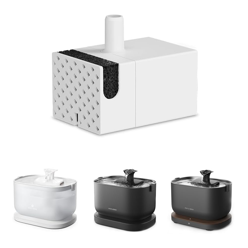 PETLIBRO vue avant de la pompe, remplacement facile et installation rapide