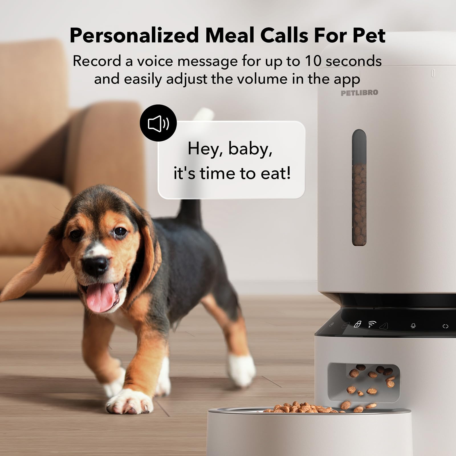 PETLIBRO rotor breveté au fond du réservoir pour distribution sécurisée
