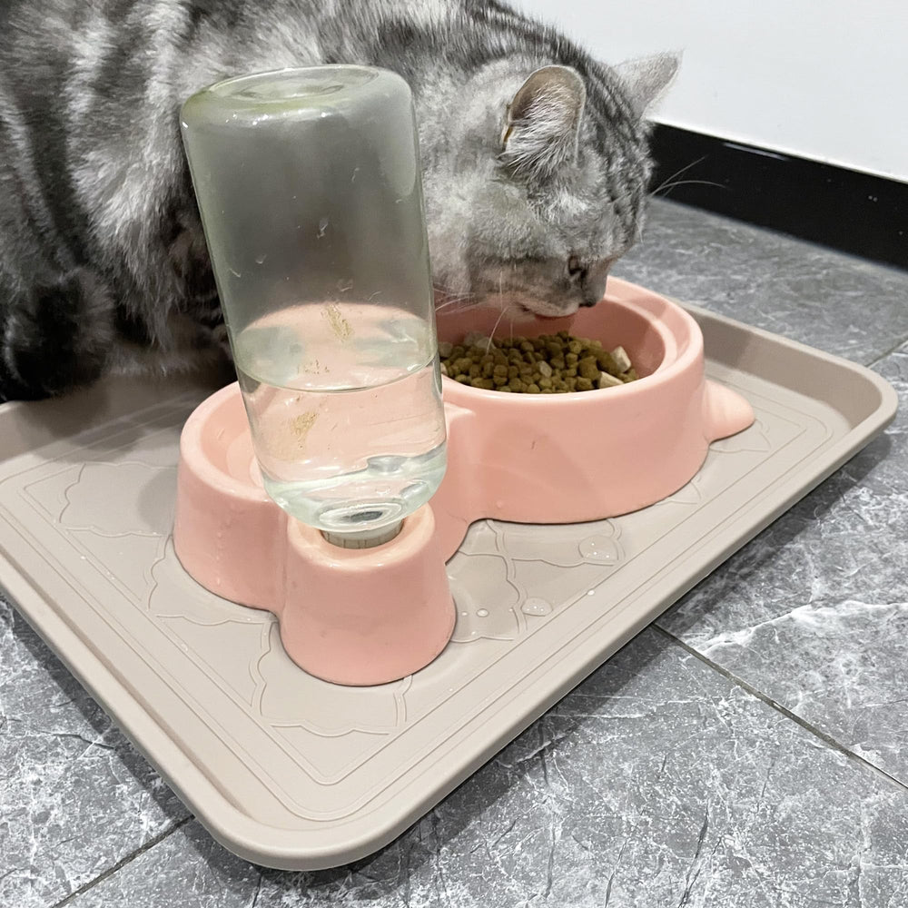 PetLike tapis de repas pour chien limitant les miettes et éclaboussures