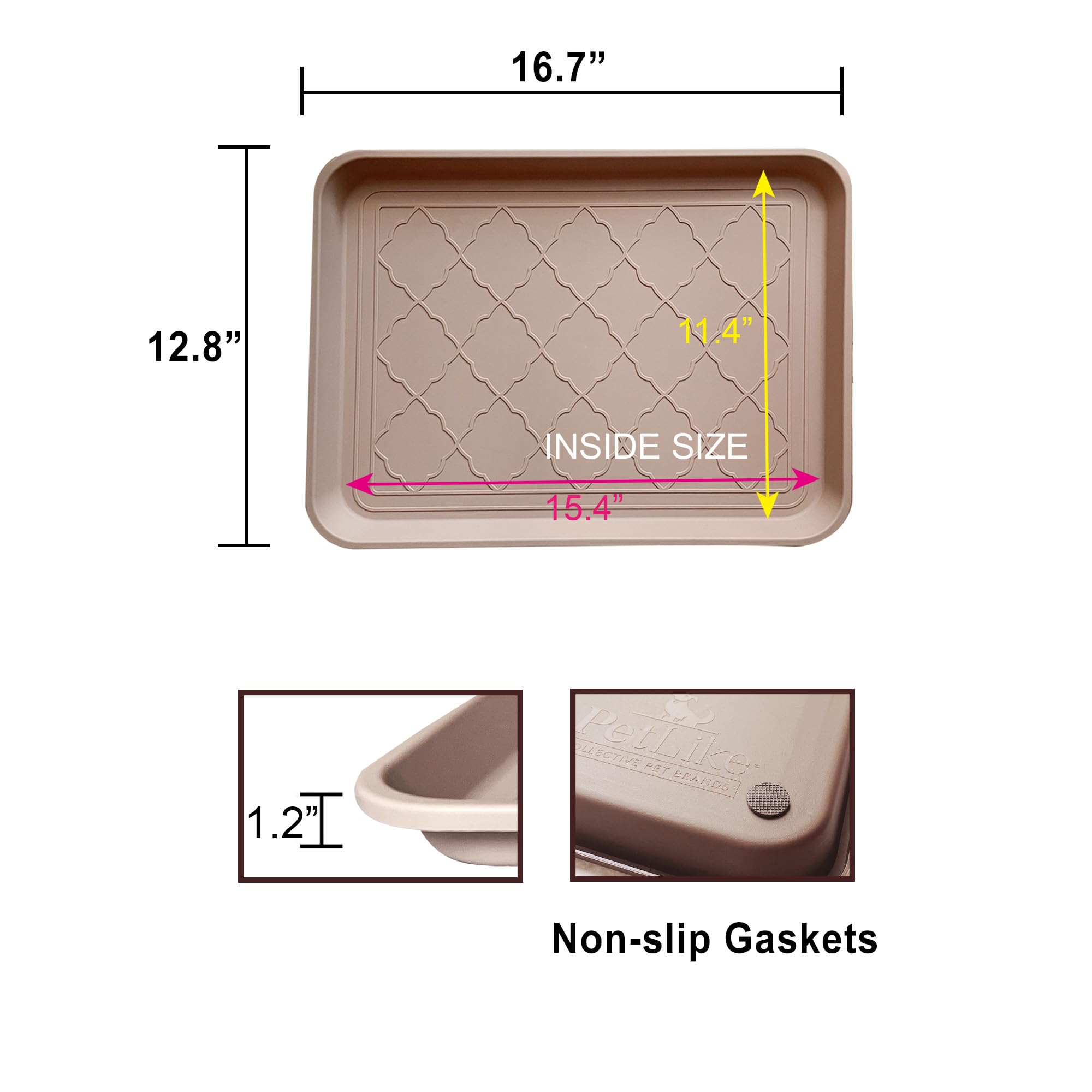 PetLike gros plan surface lisse facilitant nettoyage rapide