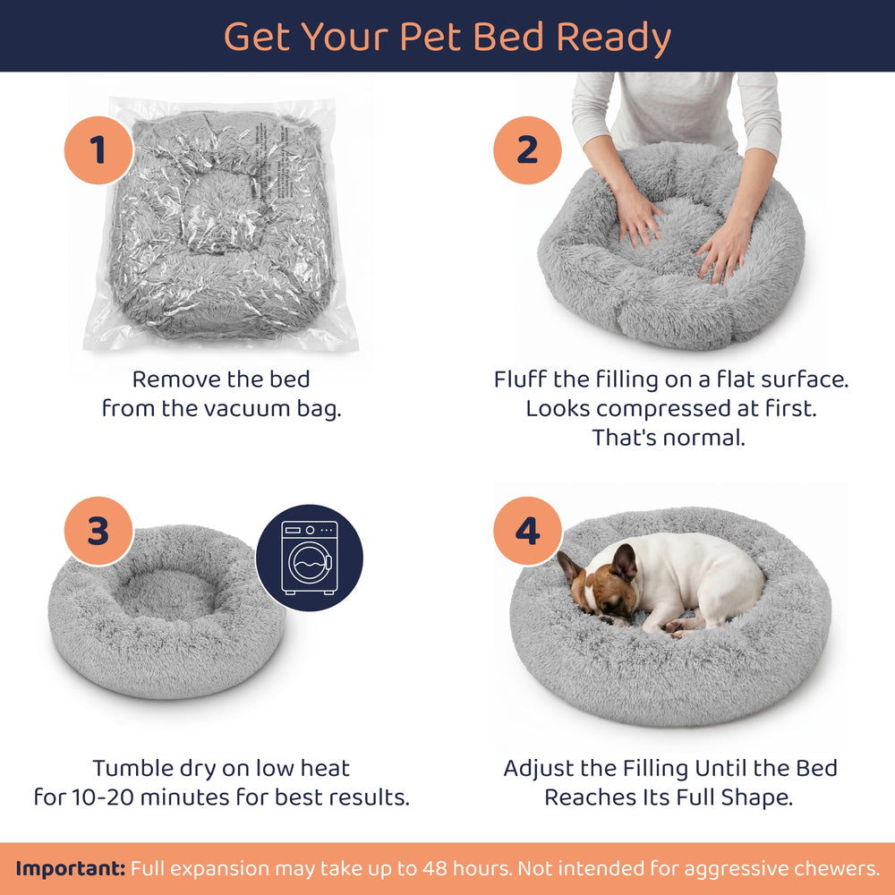 Petloox chien installé dans lit démontrant détente et posture relaxée