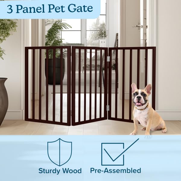 PETMAKER barrière en usage au sommet d'escalier pour prévention