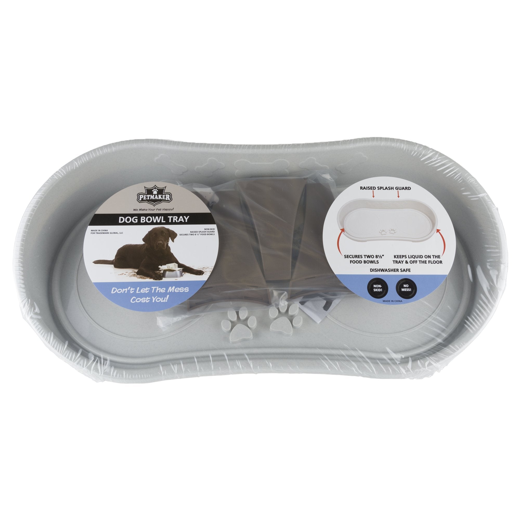PETMAKER vue avec règle montrant dimensions 21 par 11 pouces pour ajustement