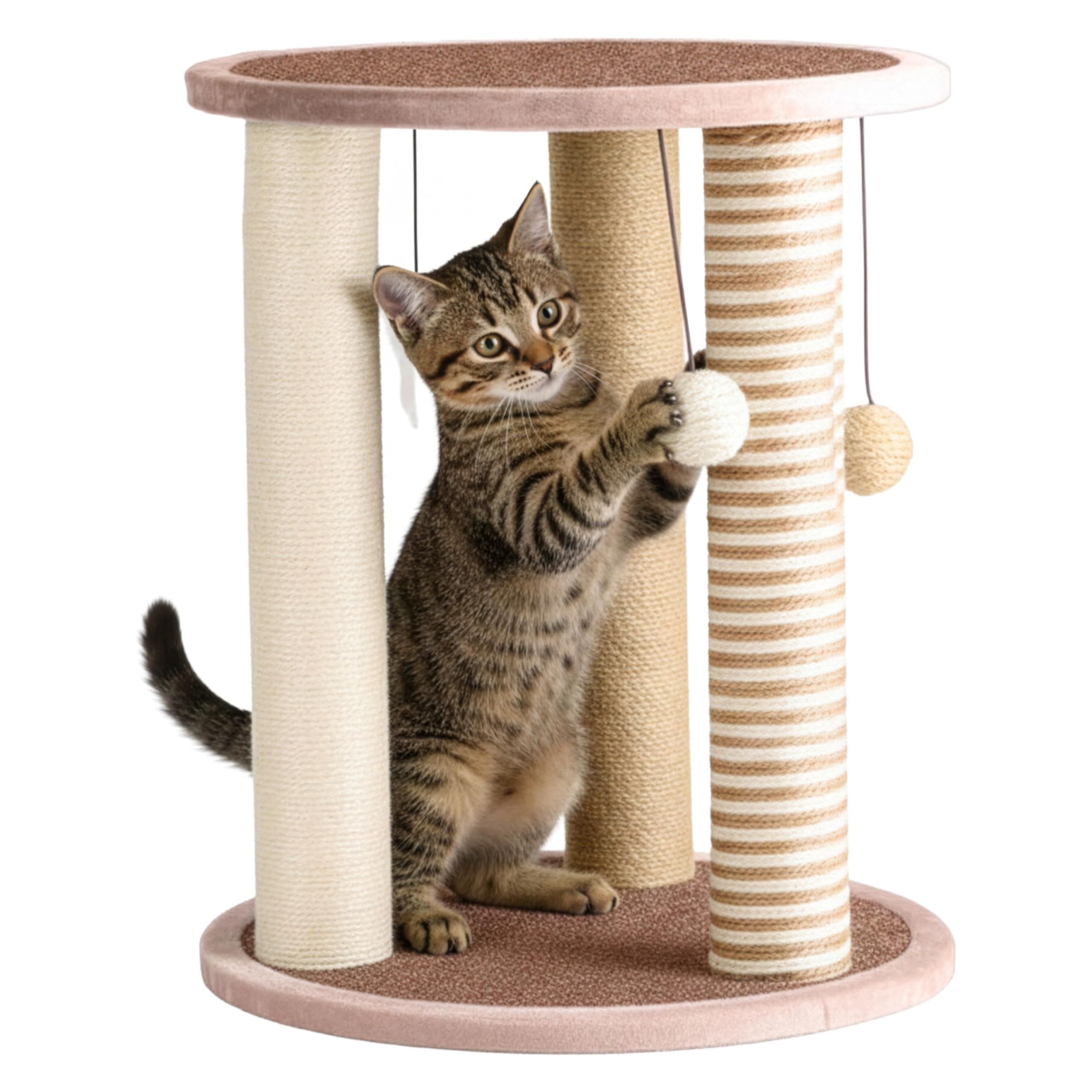 PETMAKER griffoir face avant montrant stabilité et design neutre