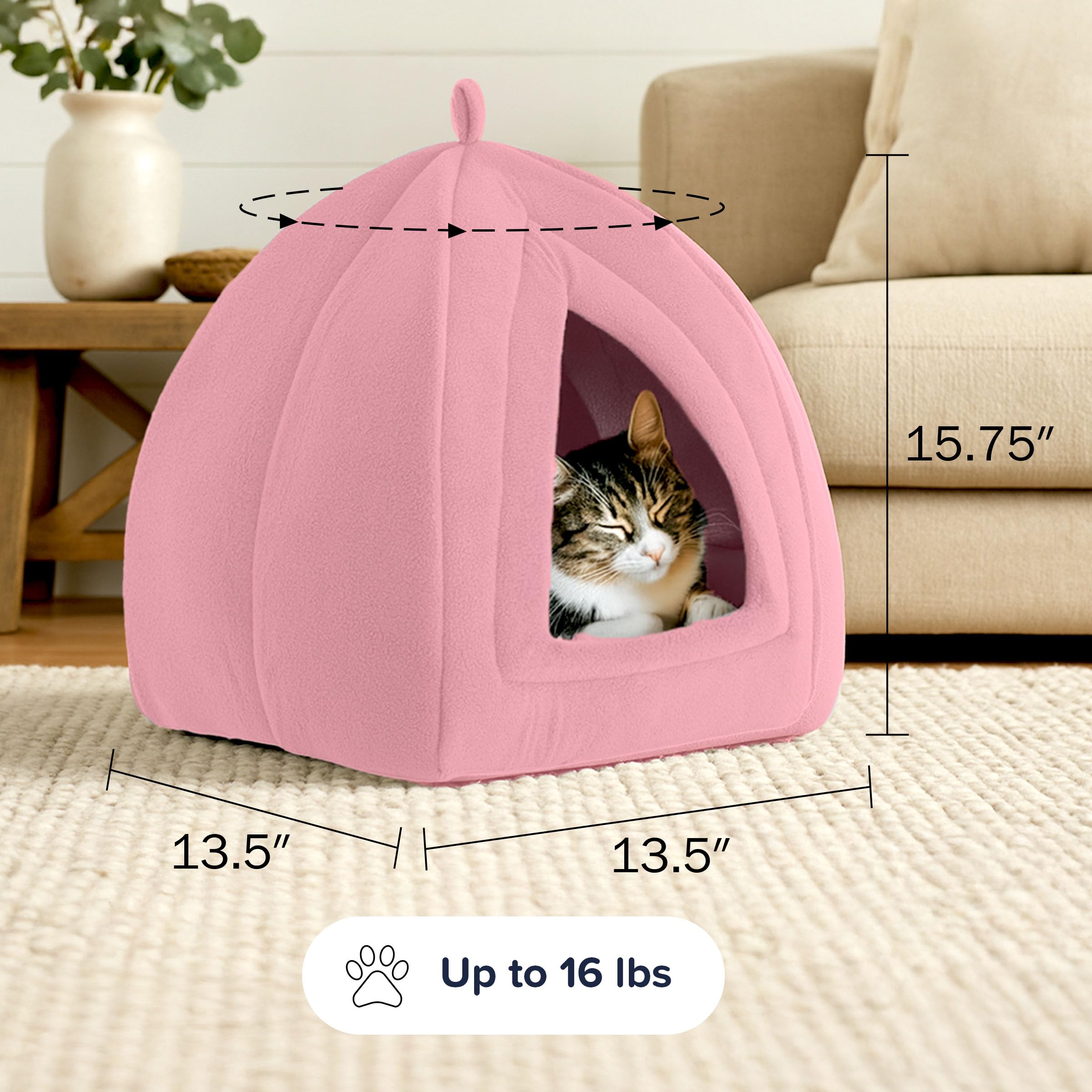 PETMAKER comparaison de taille indiquant l'adéquation pour petits animaux