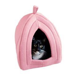 PETMAKER lit-maison vue avant montrant l'entrée et confort sécurisé