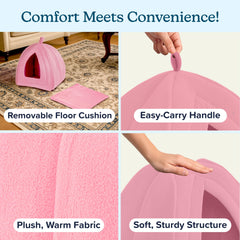 PETMAKER gros plan du tissu pelucheux offrant chaleur et douceur