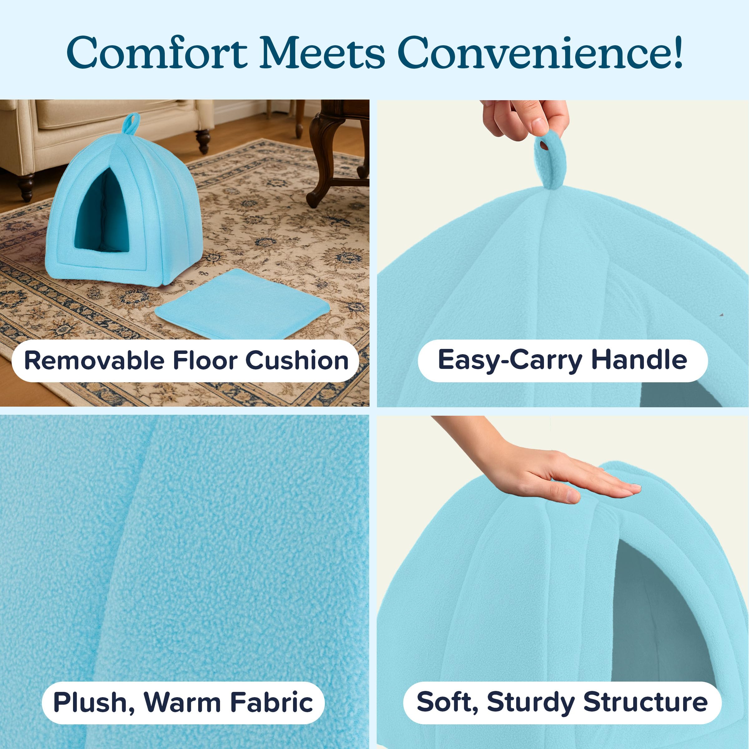 PETMAKER coussin amovible en mousse pour un entretien facile