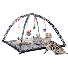 PETMAKER tapis avant emballage montrant design zébré et structure stable pour confort