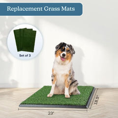 PETMAKER gros plan sur texture gazon synthétique attrayante pour chiots