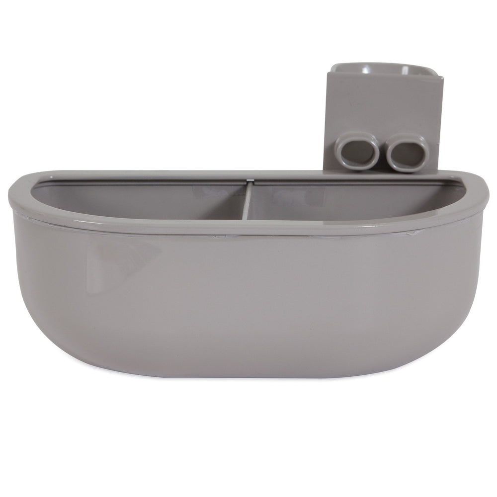 Petmate gamelle face avant montrant les deux compartiments pratiques