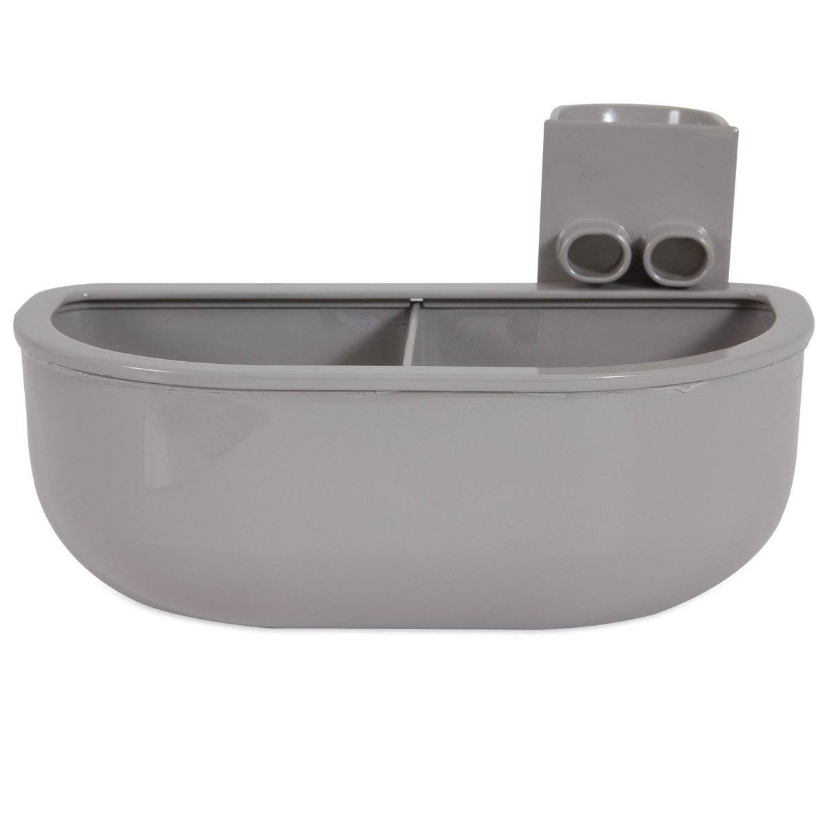 Petmate gamelle face avant montrant les deux compartiments pratiques
