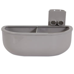 Petmate gamelle face avant montrant les deux compartiments pratiques