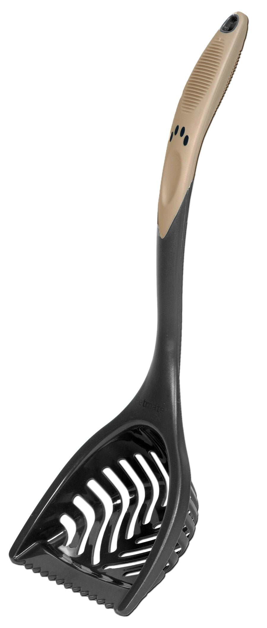 Petmate pelle face avant montrant la cuve large pour tamisage rapide