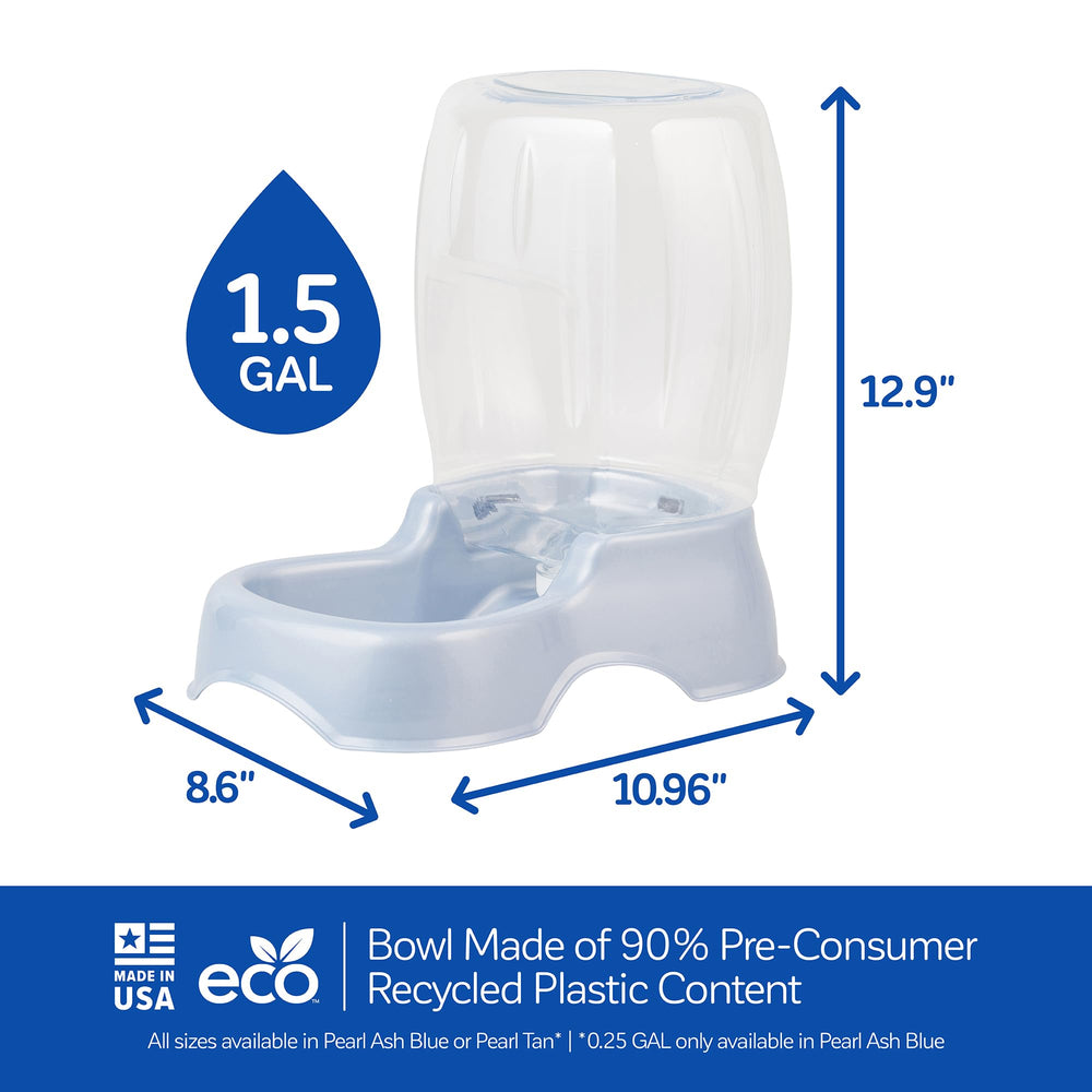 Petmate gamelle remplie illustrant niveau d'eau constant pour plusieurs jours