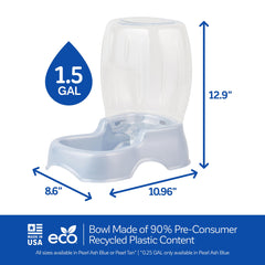 Petmate gamelle remplie illustrant niveau d'eau constant pour plusieurs jours