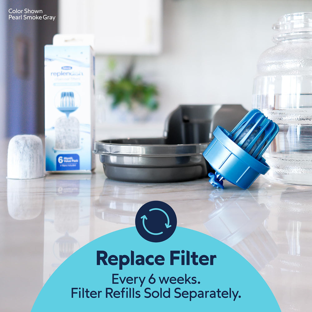 Petmate Replendish pack de filtres inclus pour plusieurs mois d'usage