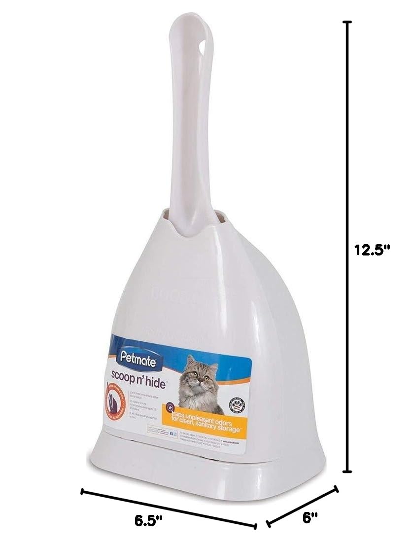 Petmate Scoop N' Hide posée dans un intérieur montrant aspect discret et élégant