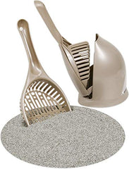Petmate Scoop N' Hide gros plan godet profond efficace pour contenir la litière
