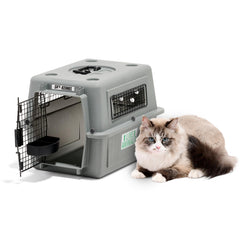 Petmate Sky Kennel gros plan ventilation à 360 degrés pour confort respiratoire