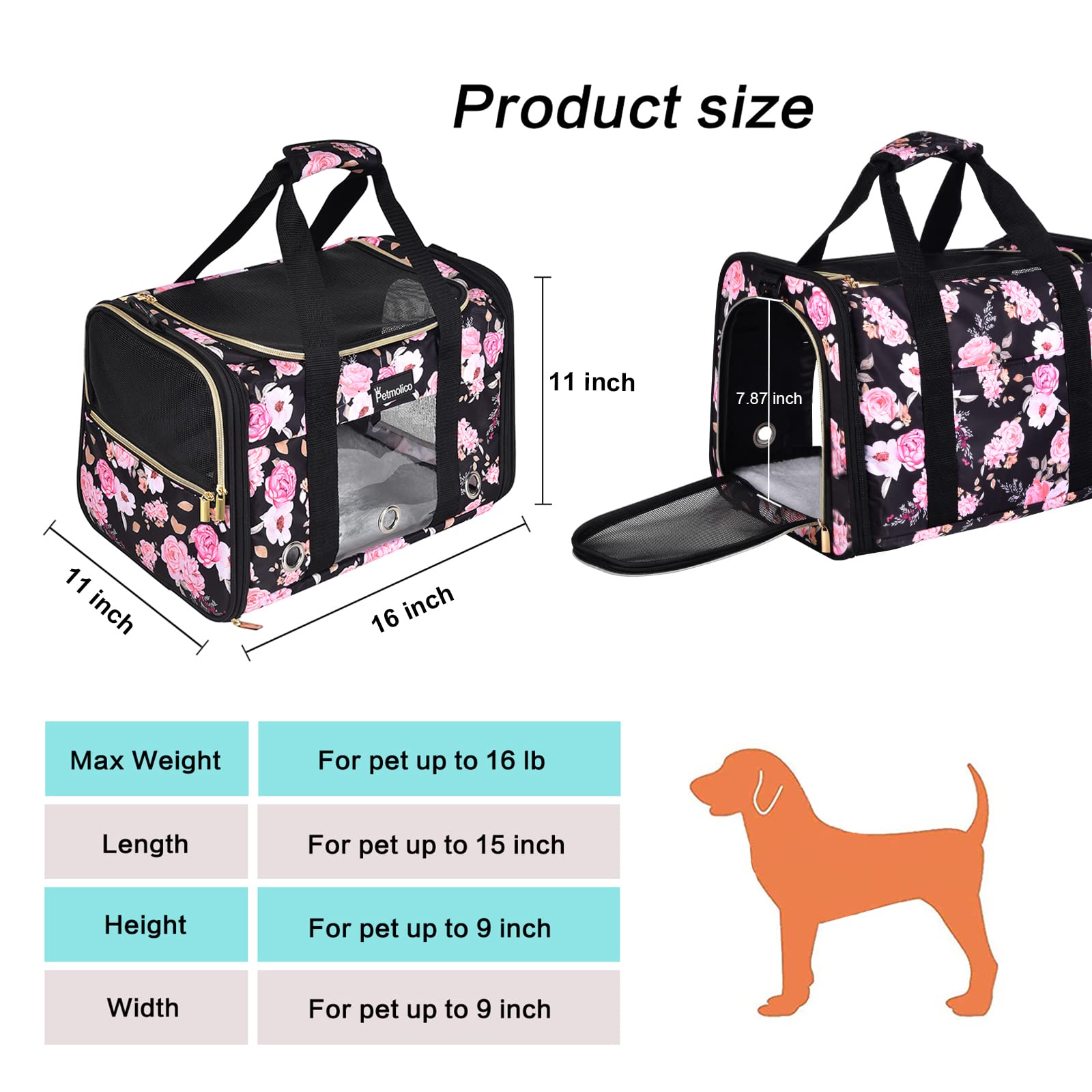 Petmolico sac attaché en voiture assurant sécurité et position stable
