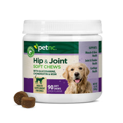 PetNC pot de 90 chews articulations, visibilité produit et portion pratique