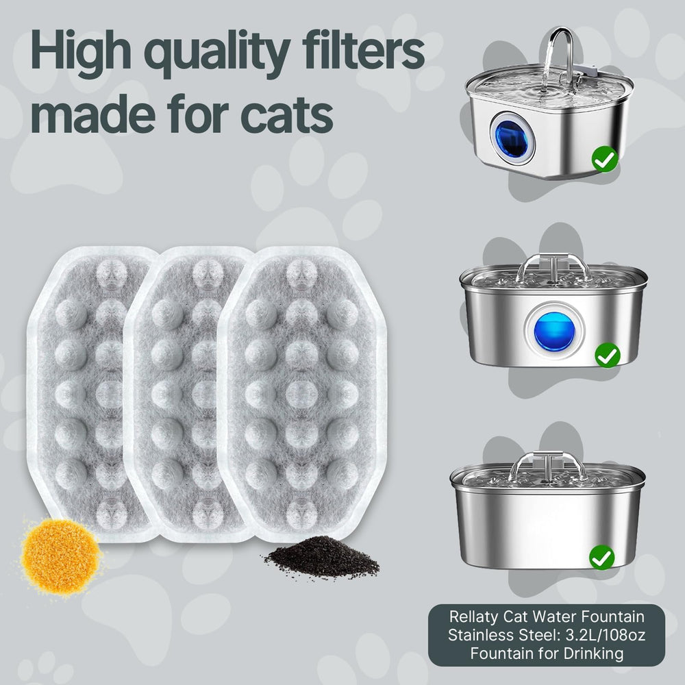 PetNeizance coupe du filtre exposant couches coton charbon résine pour filtration