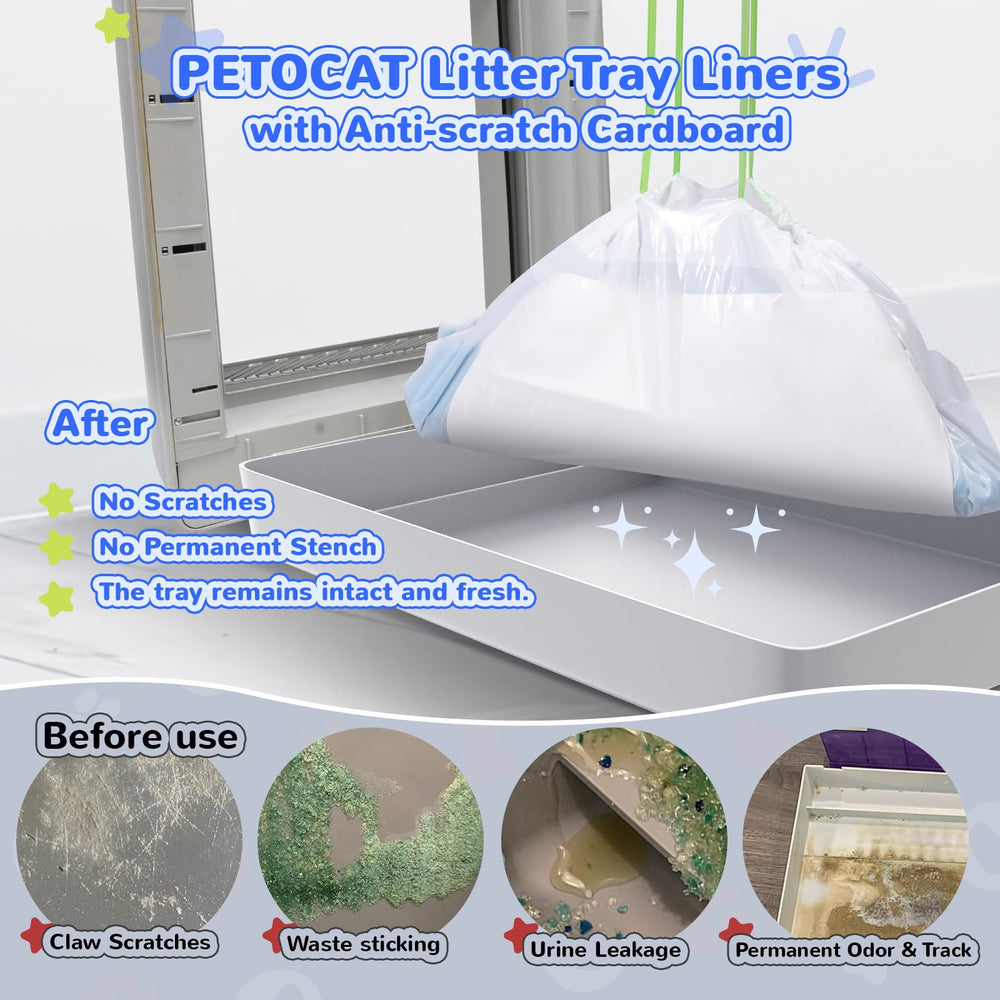 PETOCAT cordelette de tirage fermée facilitant la vidange hygiénique