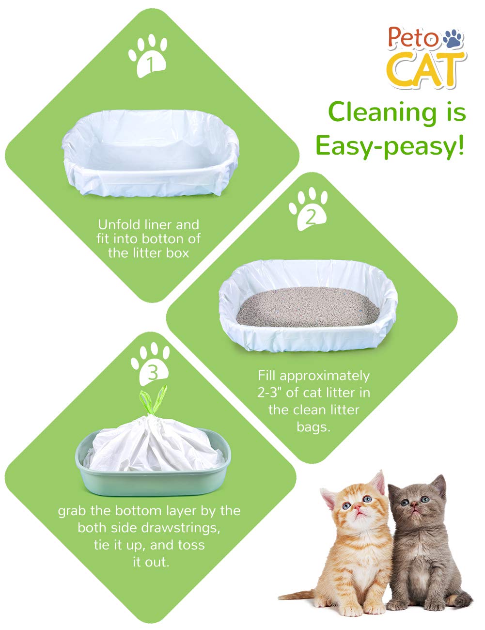 PETOCAT mise en scène cuisine propre illustrant bénéfice hygiénique