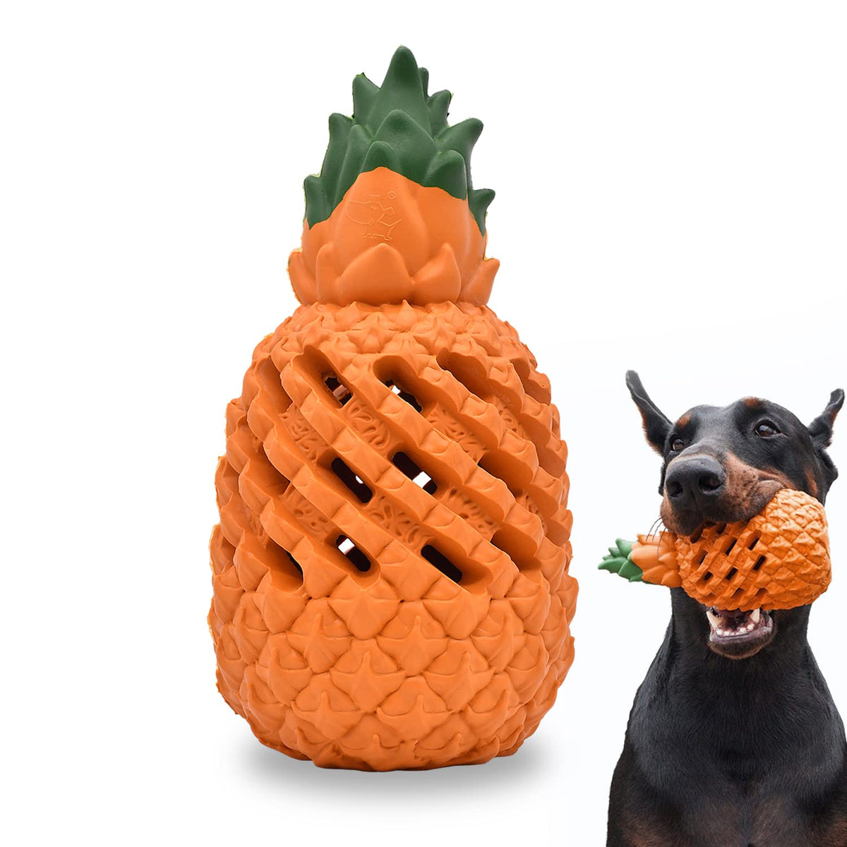 PETOPIA jouet ananas face avant montrant le design robuste