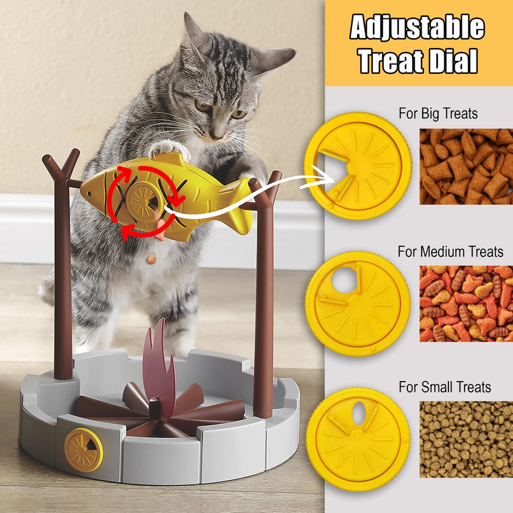 PetPals chat en train de jouer, stimule l’exercice et l’instinct de chasse